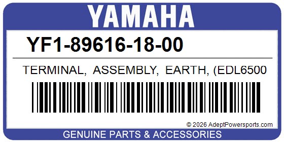 Yamaha YF1-89616-18-00 Terminal, Assembly, Earth, (Edl6500)