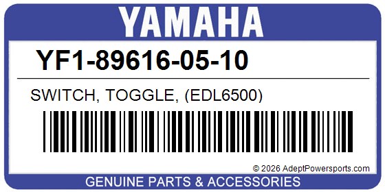 Yamaha YF1-89616-05-10 Switch, Toggle, (Edl6500)