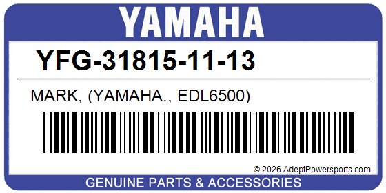Yamaha YFG-31815-11-13 Mark, (Yamaha., Edl6500)