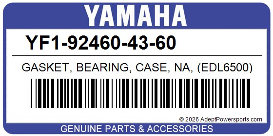Yamaha YF1-92460-43-60 Gasket, Bearing, Case, Na, (Edl6500)