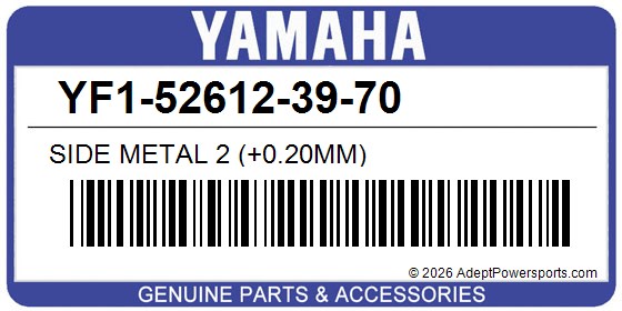 Yamaha YF1-52612-39-70 Side Metal 2 (+0.20Mm)