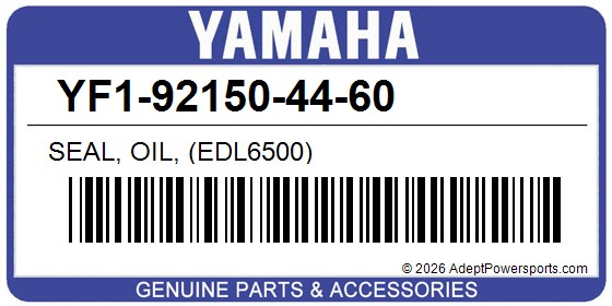 Yamaha YF1-92150-44-60 Seal, Oil, (Edl6500)
