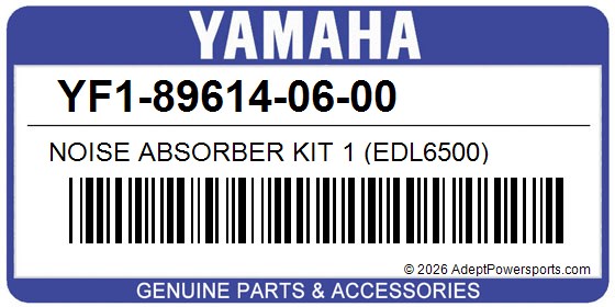 Yamaha YF1-89614-06-00 Noise Absorber Kit 1 (Edl6500)