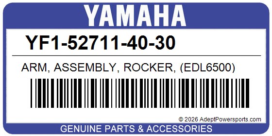Yamaha YF1-52711-40-30 Arm, Assembly, Rocker, (Edl6500)