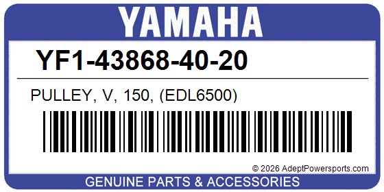 Yamaha YF1-43868-40-20 Pulley, V, 150, (Edl6500)