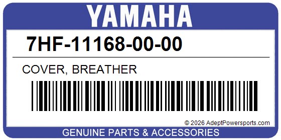 Yamaha 7HF-11168-00-00 Cover, Breather