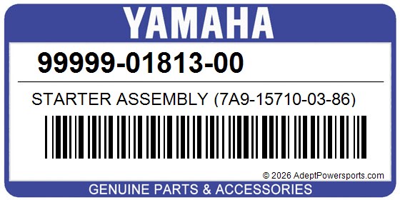 Yamaha 99999-01813-00 Starter Assembly (7A9-15710-03-86)