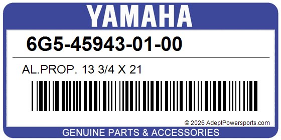 Yamaha 6G5-45943-01-00 Al.Prop. 13 3/4 X 21
