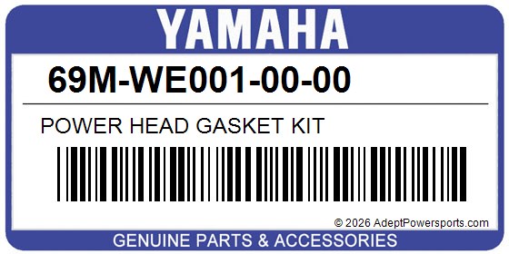 Yamaha 69M-WE001-00-00 Power Head Gasket Kit