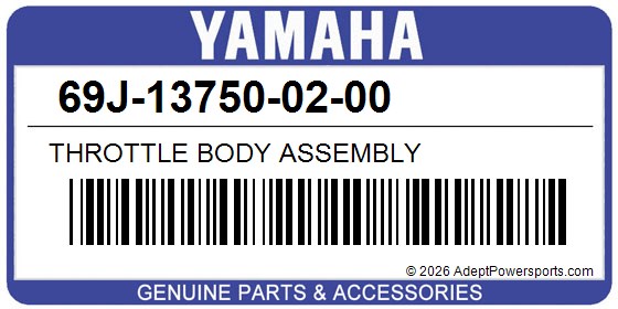 Yamaha 69J-13750-02-00 Throttle Body Assembly
