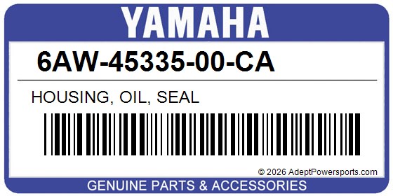 Yamaha 6AW-45335-00-CA Housing, Oil, Seal