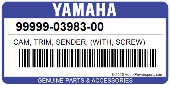 Yamaha 99999-03983-00 Cam, Trim, Sender, (With, Screw)