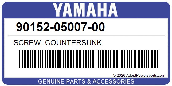 Yamaha 90152-05007-00 Screw, Countersunk