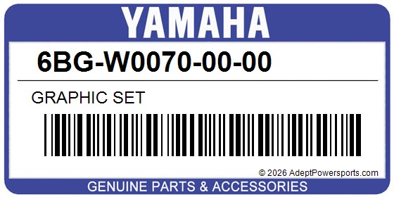 Yamaha 6BG-W0070-00-00 Graphic Set