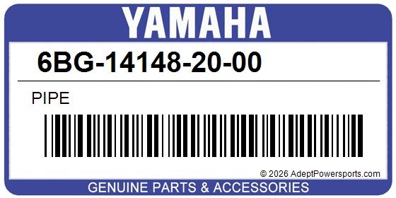 Yamaha 6BG-14148-20-00 Pipe