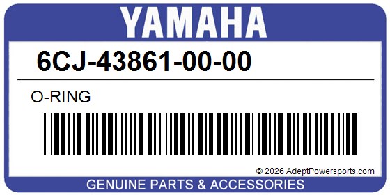 Yamaha 6CJ-43861-00-00 O-Ring