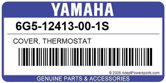 Yamaha 6G5-12413-00-1S Cover, Thermostat