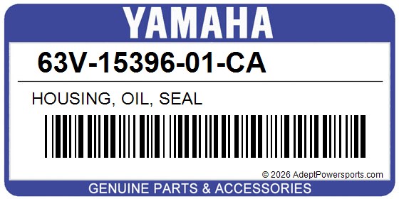 Yamaha 63V-15396-01-CA Housing, Oil, Seal