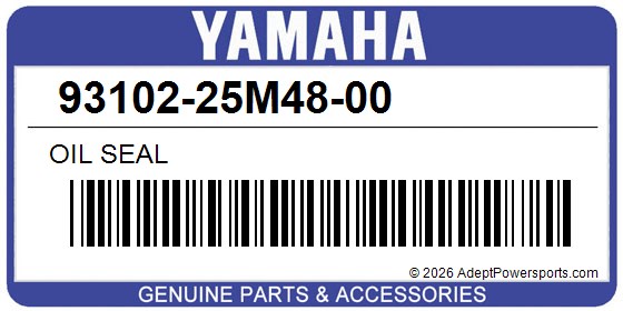 Yamaha 93102-25M48-00 Oil Seal