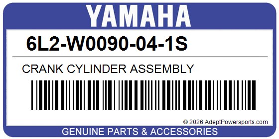 Yamaha 6L2-W0090-04-1S Crank Cylinder Assembly