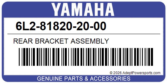 Yamaha 6L2-81820-20-00 Rear Bracket Assembly
