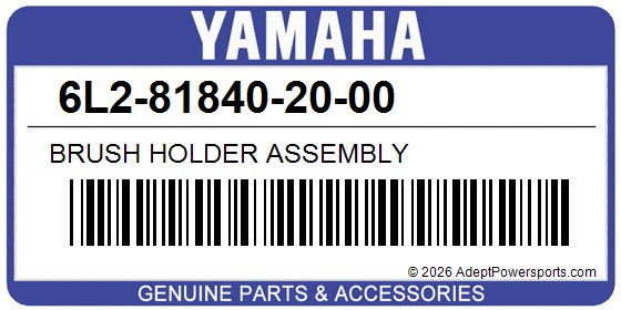 Yamaha 6L2-81840-20-00 Brush Holder Assembly