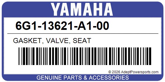 Yamaha 6G1-13621-A1-00 Gasket, Valve, Seat