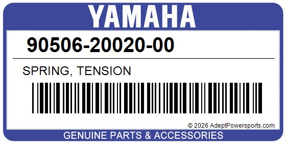 Yamaha 90506-20020-00 Spring, Tension
