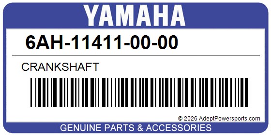 Yamaha 6AH-11411-00-00 Crankshaft