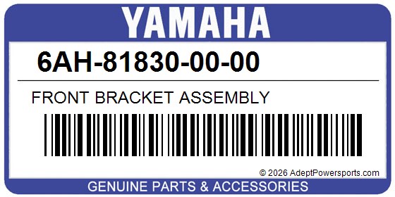 Yamaha 6AH-81830-00-00 Front Bracket Assembly