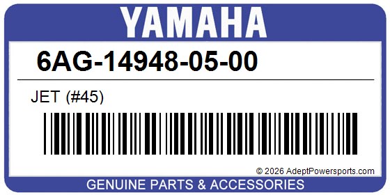 Yamaha 6AG-14948-05-00 Jet (#45)