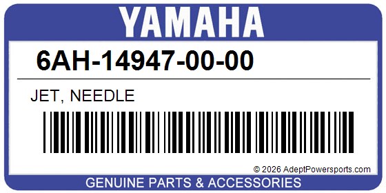Yamaha 6AH-14947-00-00 Jet, Needle