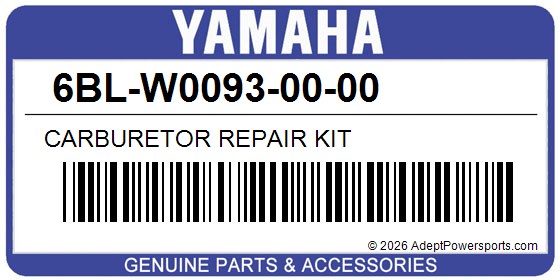 Yamaha 6BL-W0093-00-00 Carburetor Repair Kit