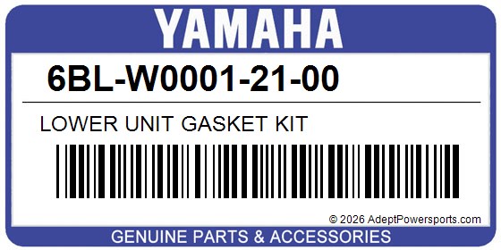 Yamaha 6BL-W0001-21-00 Lower Unit Gasket Kit