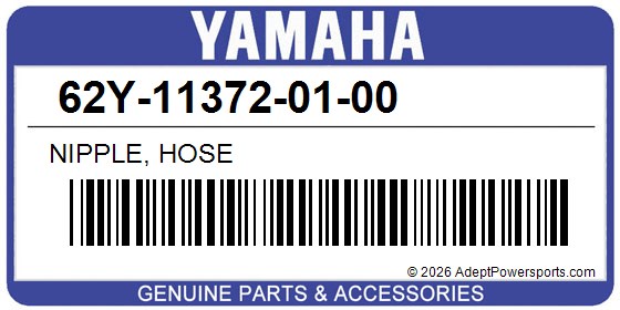 Yamaha 62Y-11372-01-00 Nipple, Hose