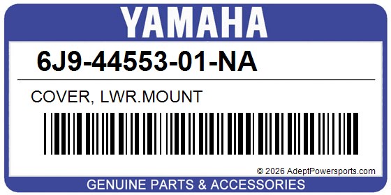 Yamaha 6J9-44553-01-NA Cover, Lwr.Mount
