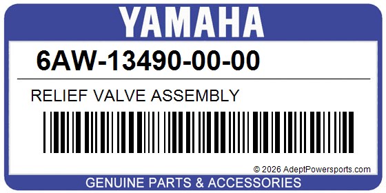 Yamaha 6AW-13490-00-00 Relief Valve Assembly
