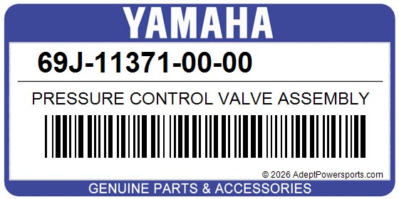 Yamaha 69J-11371-00-00 Pressure Control Valve Assembly