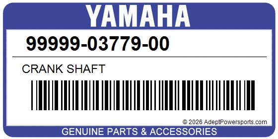 Yamaha 99999-03779-00 Crank Shaft