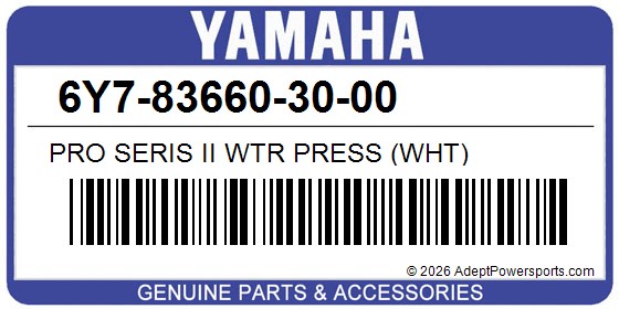 Yamaha 6Y7-83660-30-00 Pro Seris Ii Wtr Press (Wht)