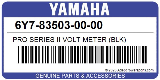 Yamaha 6Y7-83503-00-00 Pro Series Ii Volt Meter (Blk)