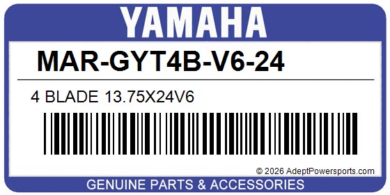 Yamaha MAR-GYT4B-V6-24 4 Blade 13.75X24v6