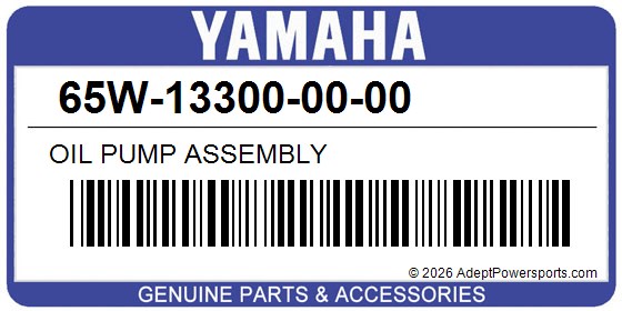 Yamaha 65W-13300-00-00 Oil Pump Assembly