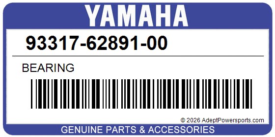 Yamaha 93317-62891-00 Bearing
