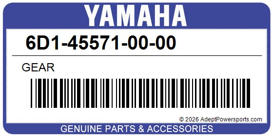 Yamaha 6D1-45571-00-00 Gear