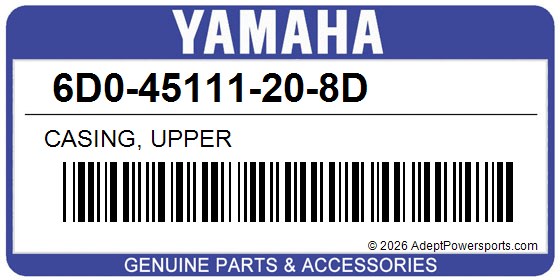 Yamaha 6D0-45111-20-8D Casing, Upper