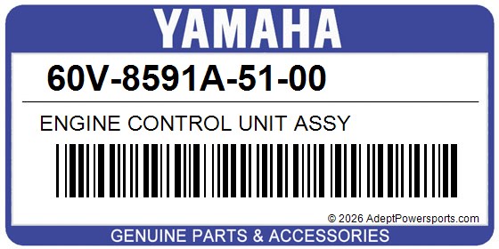 Yamaha 60V-8591A-51-00 Engine Control Unit Assy