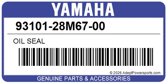 Yamaha 93101-28M67-00 Oil Seal