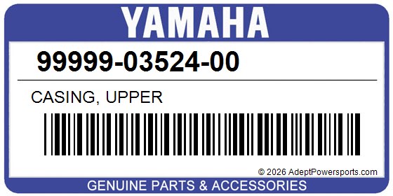 Yamaha 99999-03524-00 Casing, Upper