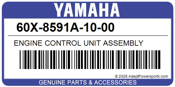 Yamaha 60X-8591A-10-00 Engine Control Unit Assembly